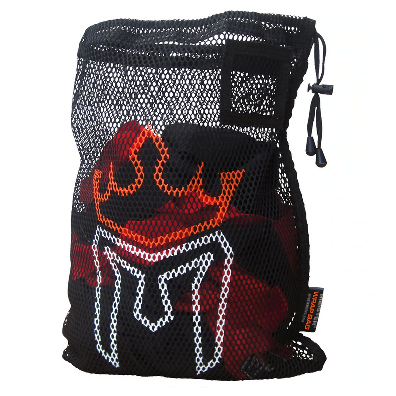 Meister WRAP BAG for Washing MMA & Boxing Hand Wraps-Drawstring Mesh