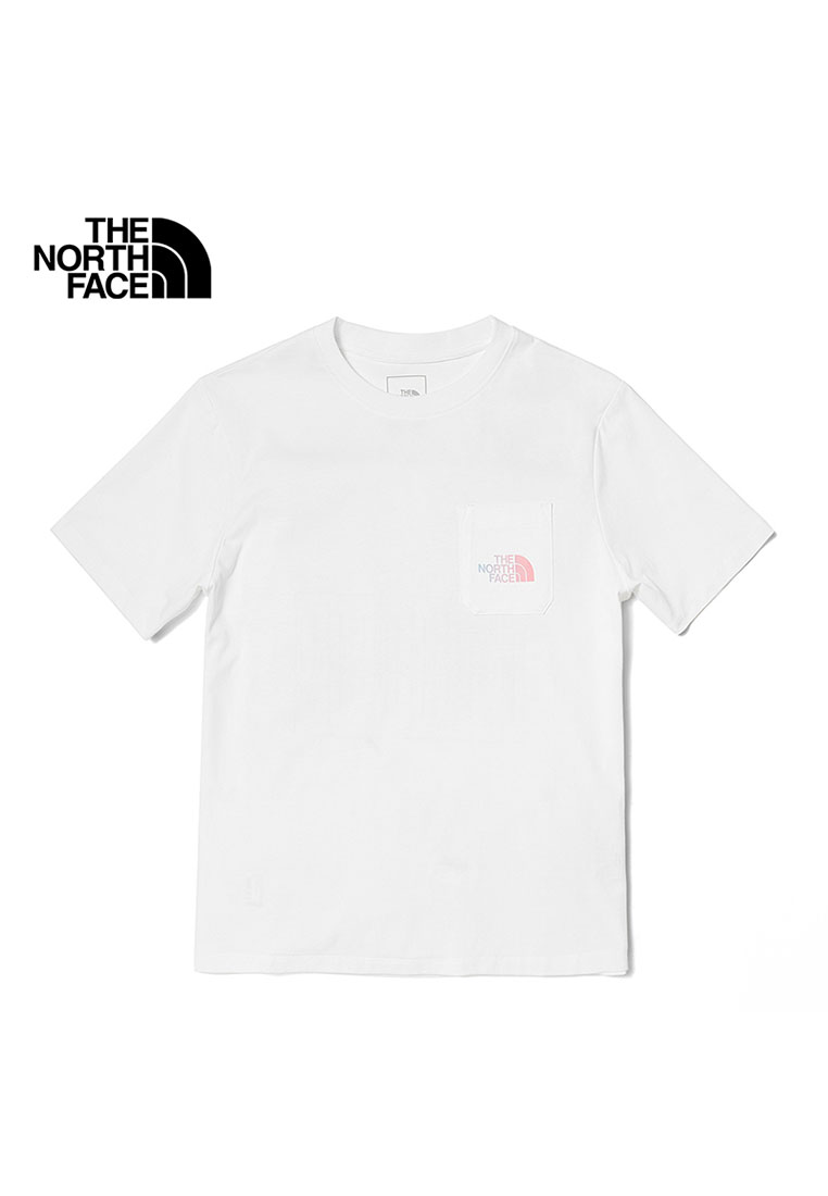 The North Face Women Short-Sleeve Box Branding Pocket Tee [Asia Size] - TNF White