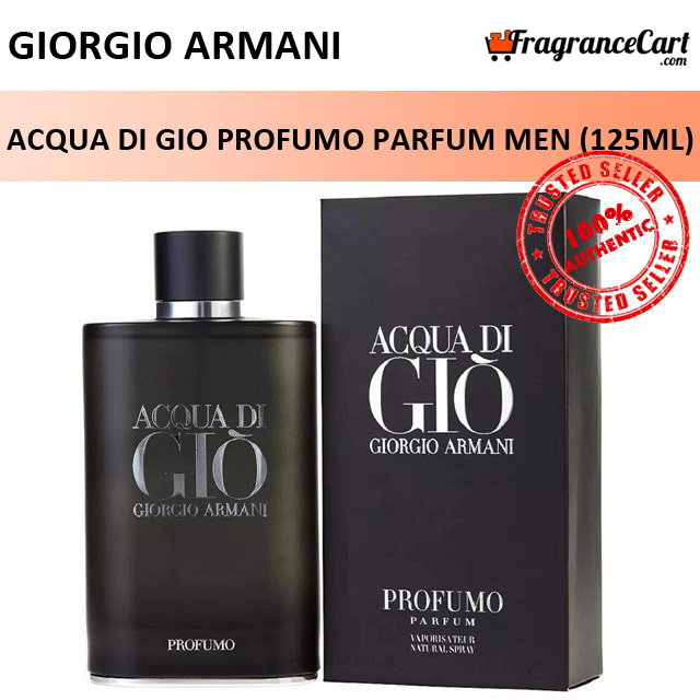 Giorgio Armani Acqua di Gio Profumo Parfum for Men (125ml) Black [Brand New 100% Authentic Perfume/Fragrance]