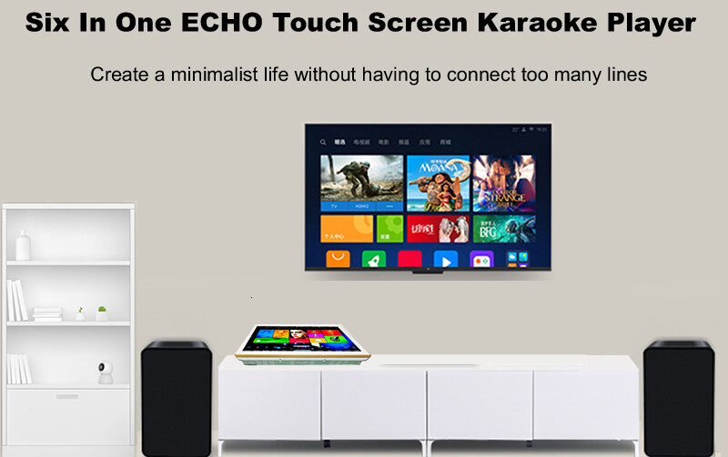 karaoke system,15.6'' All in one Touch screen karaoke machine +Music speaker+Wireless microphone,2TB HDD With 40K Chinese,English songs,400K Multi-Language songs on cloud