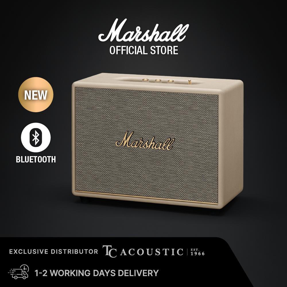 Marshall Woburn III Wireless Speaker with Bluetooth [Compatible with TV] [Black Delivery Mid April]