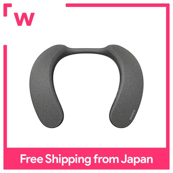 Sony Wireless Neckband Speaker SRS-NS7: 360 Reality Audio Compatible / Hands-Free Call / IPX4 Drip-Proof / Long Batte-12 Hours / Quick Charge 10 Minutes Charge 60 Minutes Use SRS-NS7 HC