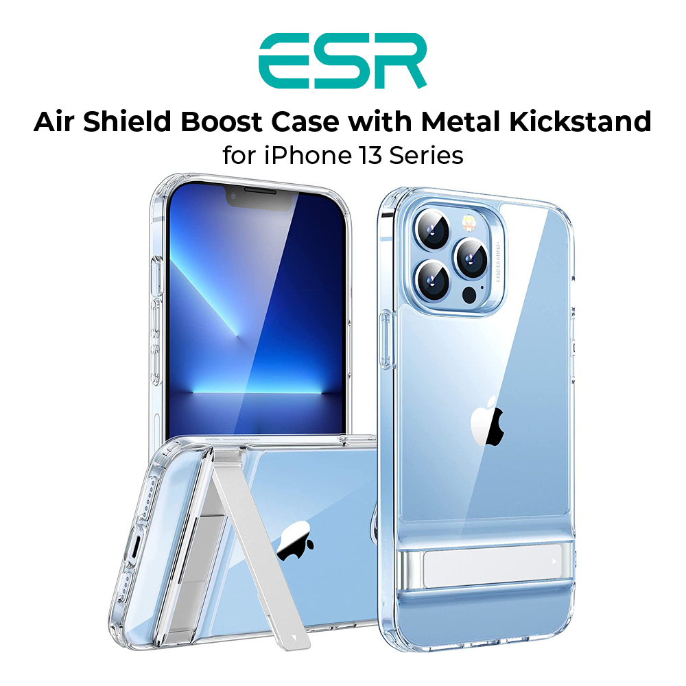 ESR Air Shield Boost Case with Metal Kickstand for iPhone 13 / 13 Pro / 13 Pro Max
