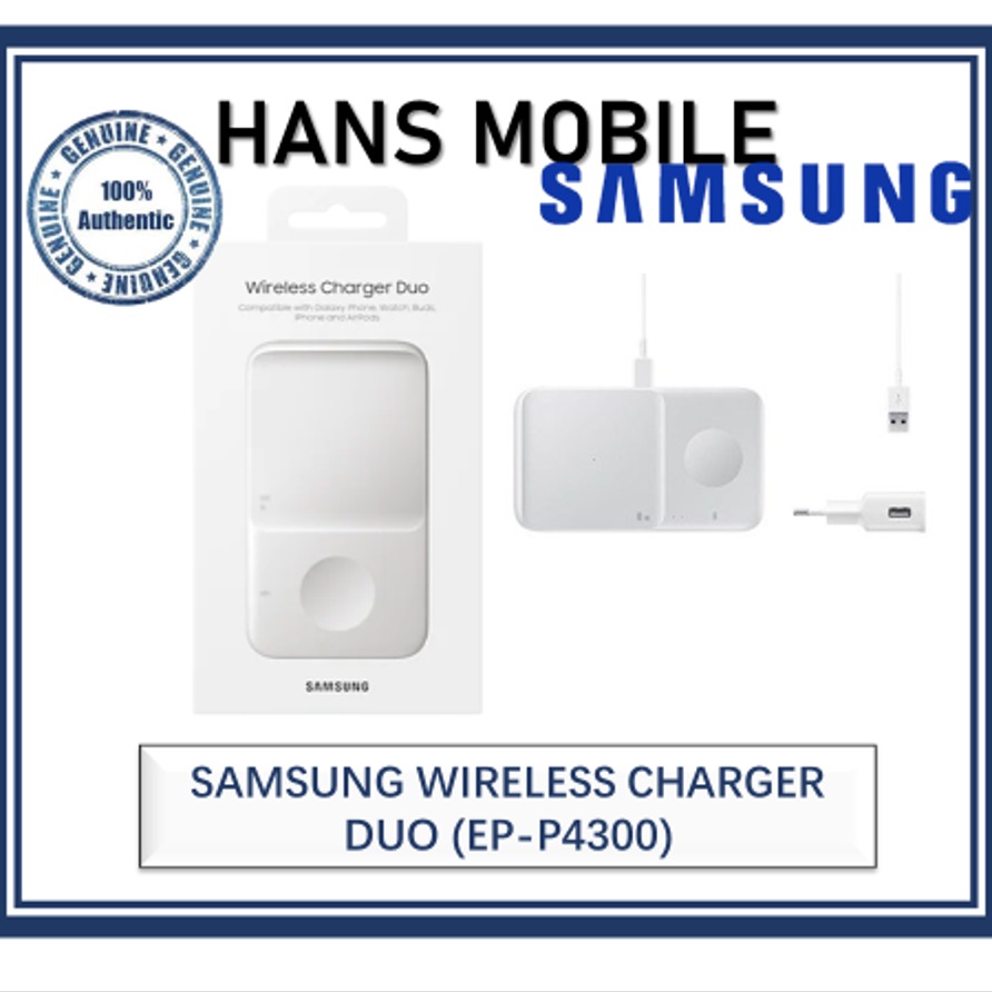 SAMSUNG WIRELESS CHARGER DUO (EP-P4300) - HANS MOBILE - 100% ORIGINAL PRODUCT