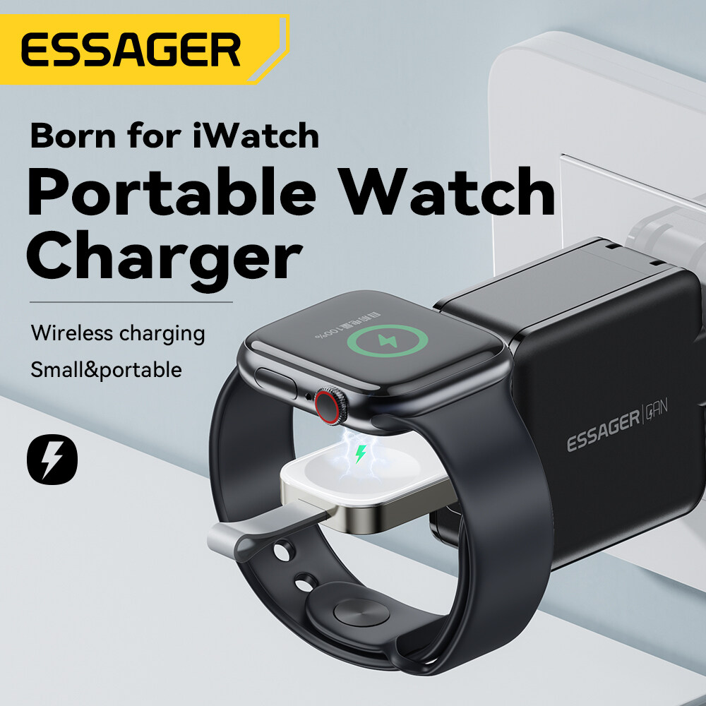 Essager Watch Wireless Charger Easy to Carry Magnetic Positioning Suitable for iP Watch Wireless Charging