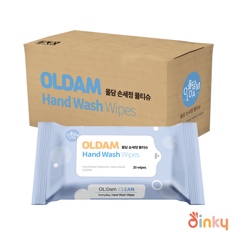 【Oldam Clean 올담】hand wipes | contains 60% ethanol kills 99.9% germs | Disinfecting antibacterial wipes | made in korea