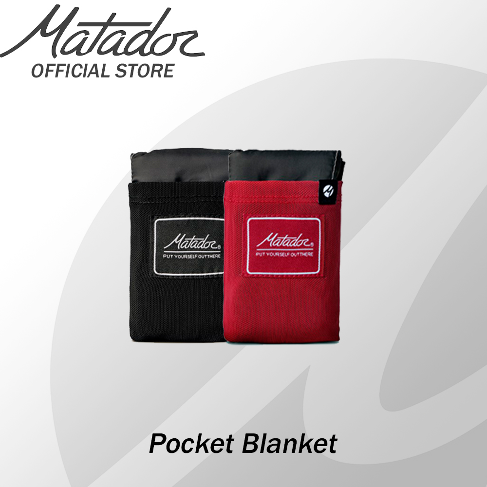 Matador Pocket Blanket 3.0 - Black / Green / Red