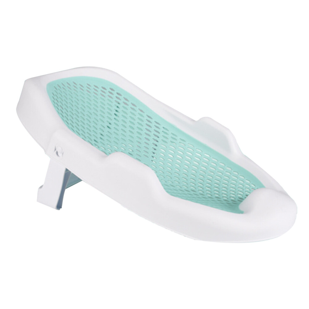 【okwish】Foldable Baby Bather Bath Support Anti-Slip Base with Locking Stand in Bathtubs for Newborns Infants