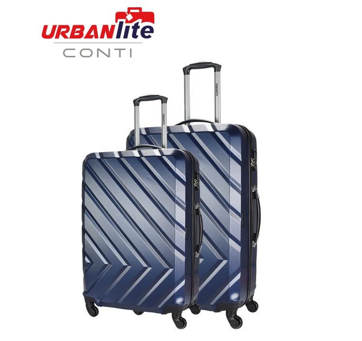 [SG Ready Stock]  URBANlite CONTI [20 inch + 24 inch] ABS Hard Case with 360° Spinner Wheel Luggage ULH8919 3 Working Days For Delivery By Universal Traveller
