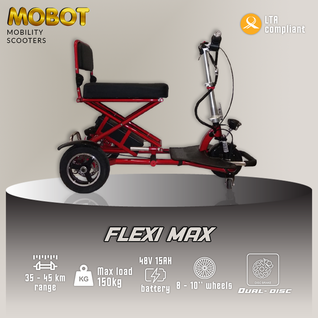 MOBOT  FLEXI MAX Wheels Mobility Scooter