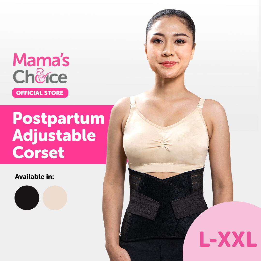 Mama’s Choice Postpartum Adjustable Corset (Maternity belt girdle, belly binder)
