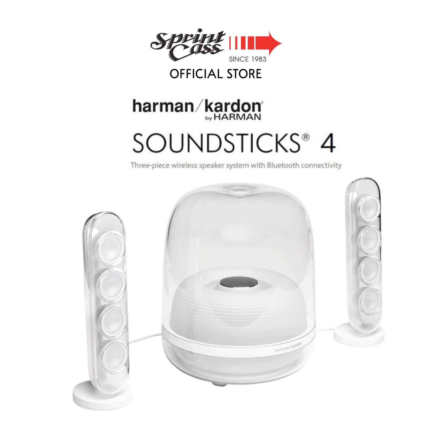 (NEXT DAY DELIVERY) Harman Kardon SoundSticks 4 Bluetooth Speaker