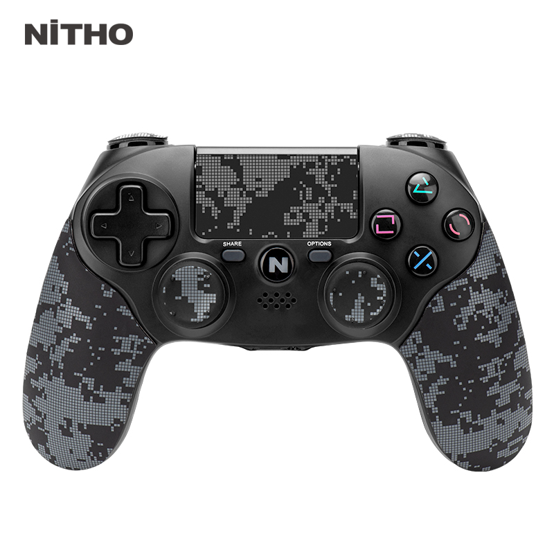 NiTHO PS4 Adonis Bluetooth Wireless controller PS4 Gaming Joystick Dualshock 4 Vibration Controller compatible with PlayStation4 and PC(corded)