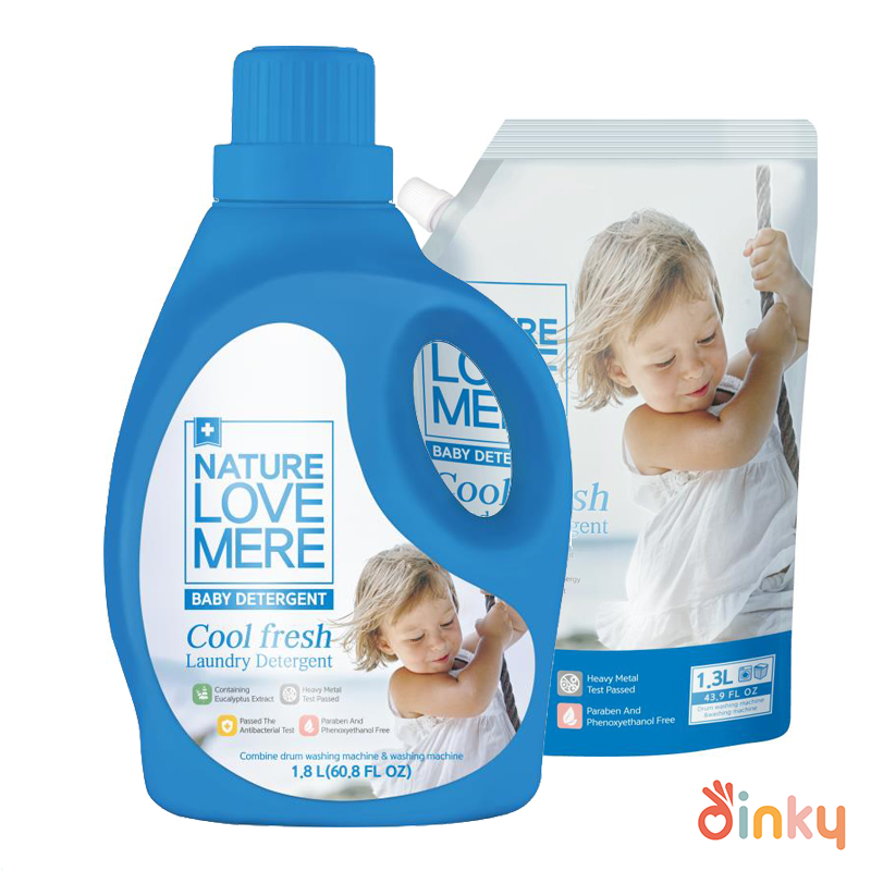 【Nature Love Mere 네이쳐러브메레】 Baby Laundry Detergent Cool Fresh Bottle Korea Natural Premium Cleaning agent - by the dinky shop