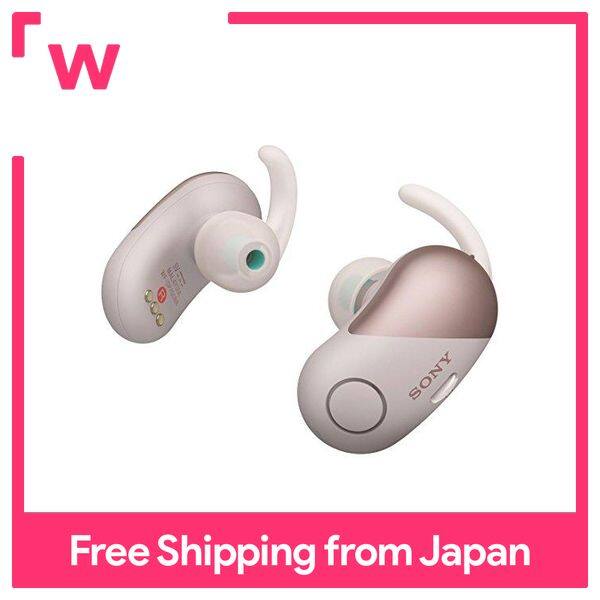 SONY completely wireless noise canceling earphones WF-SP700N PM: Bluetooth corresponding left and right separation type drip-proof 2018 model pink