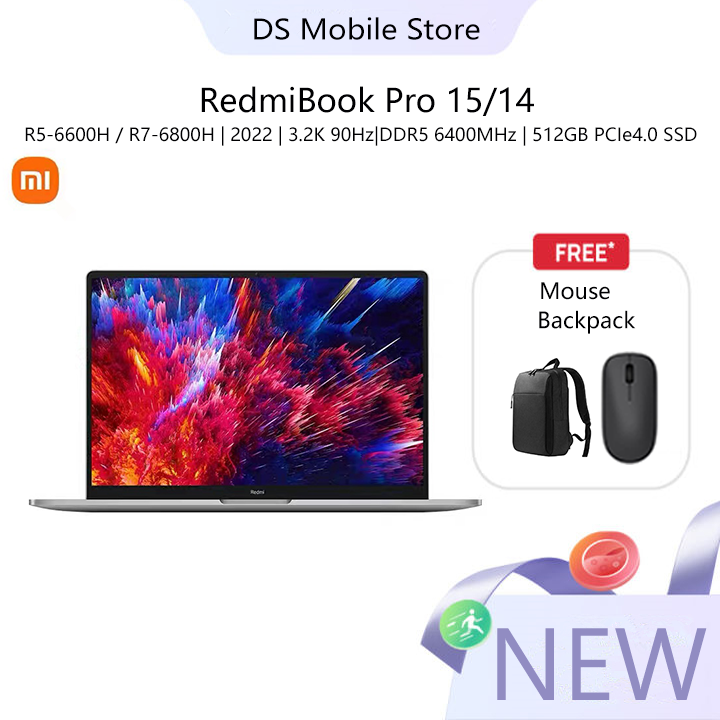 【2022】Redmibook Pro 15 Laptop / Redmibook Pro 14 i7-12650H Xiaomi Laptop redmi Laptop R7-6800H