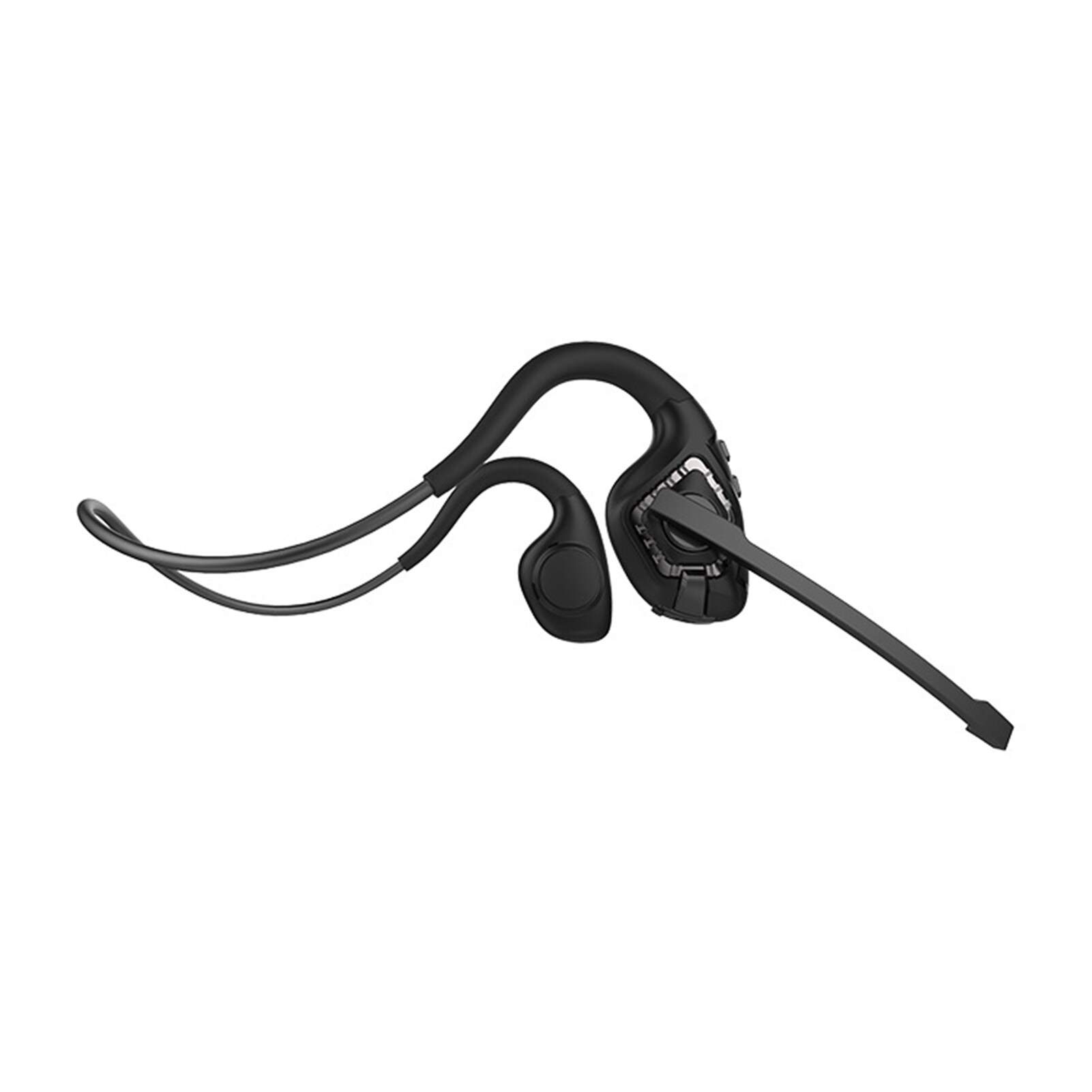 Business Headset IPX5 Waterproof Audio Remote Control Long Battery Life Noise Reduction Extended Microphone Listen to Music Non-Ear Super Sound Quality Wireless Earphone for Office 1 Set Smart