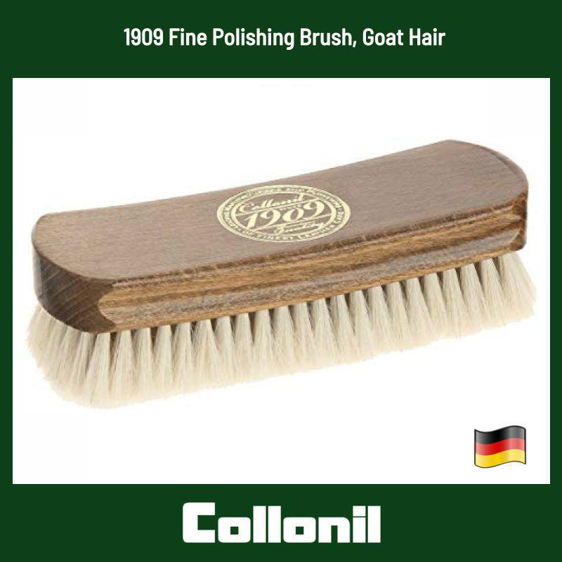 COLLONIL Official E-Store, Distributed by BRINGit, Authenticity Assured - 1909 Fine Polishing Brush, Goat Hair, Made in Germany