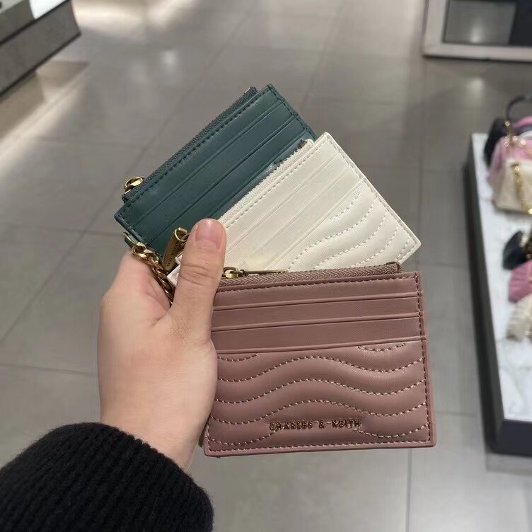 [Sale] Fashion card bag Ladies quilted multi-slot purse