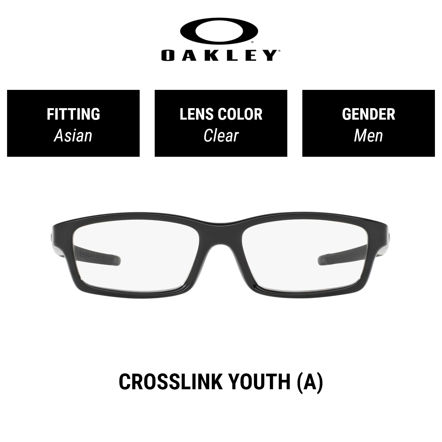 OAKLEY CROSSLINK YOUTH (A)  OX8111 811101  Glasses  Male  53mm