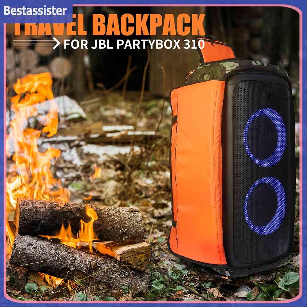 Foldable Storage Bag Organizer Large Capacity Bluetooth-compatible Speaker Storage Bag Breathable Accessories for JBL Partybox 310