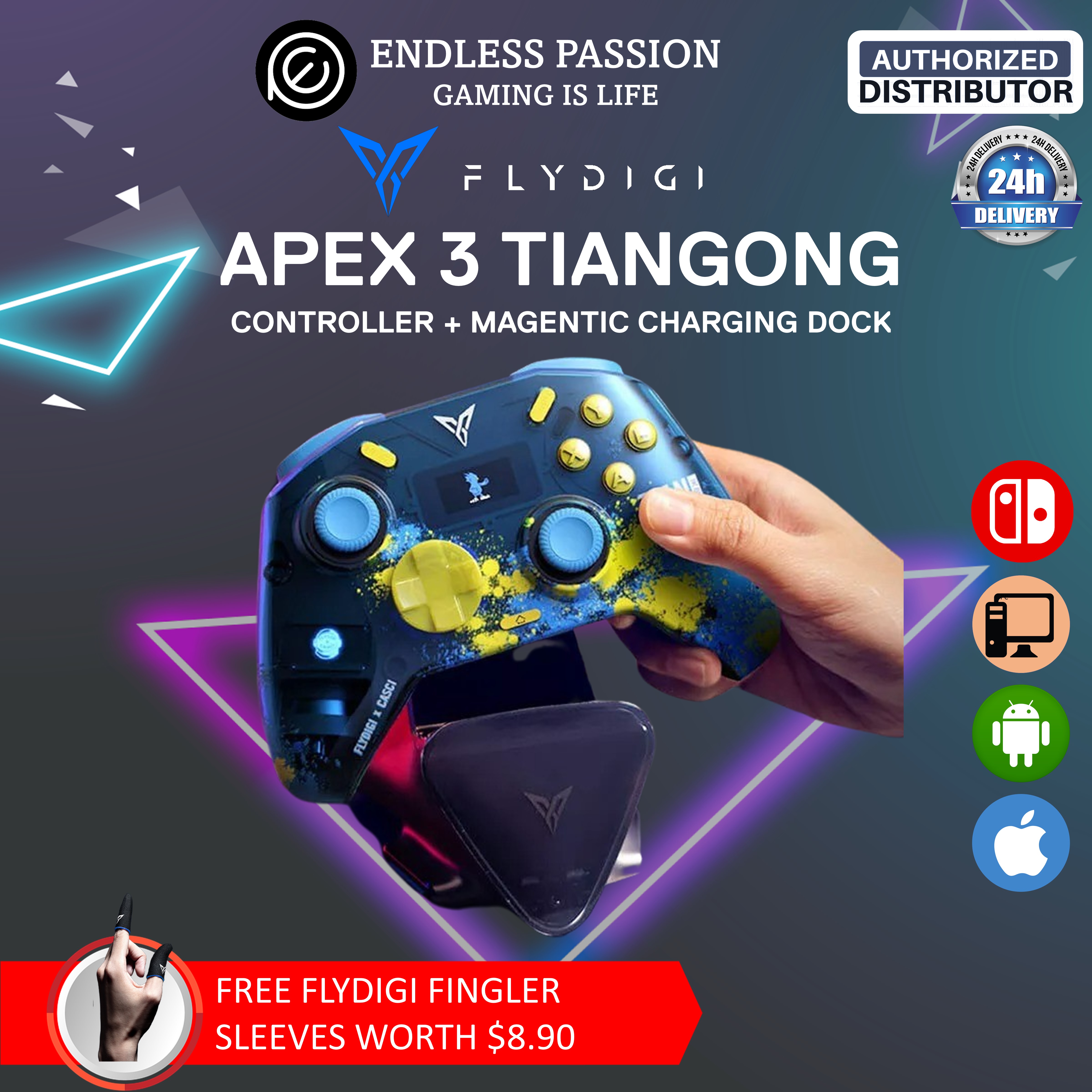 Flydigi Apex 3 Elite Wireless Gaming Controller - Aerospace Limited Edition