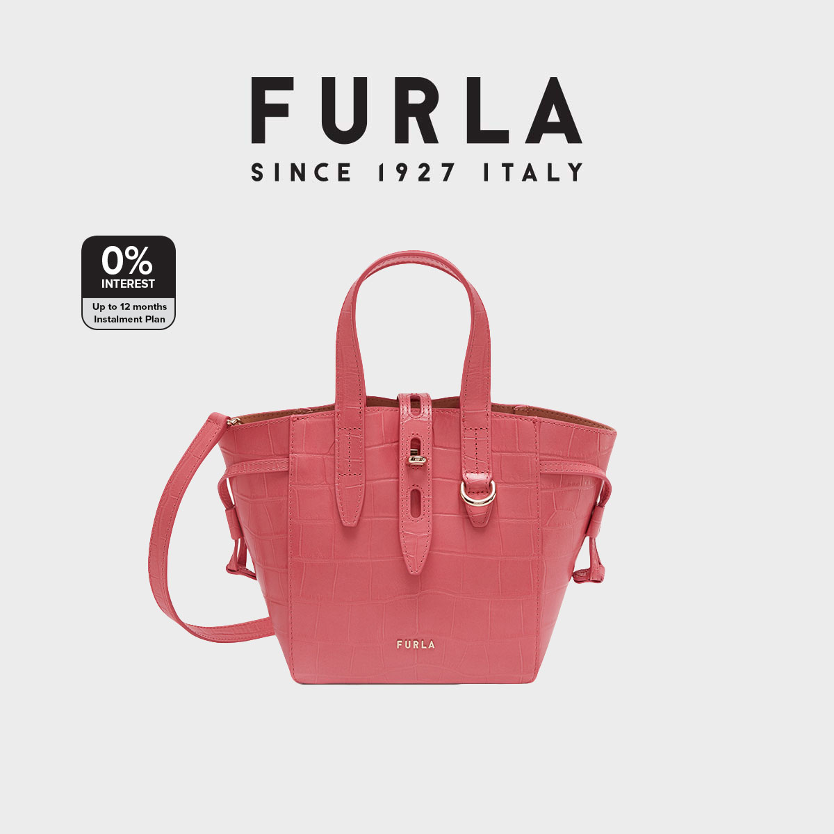 FURLA NET MINI TOTE BAG