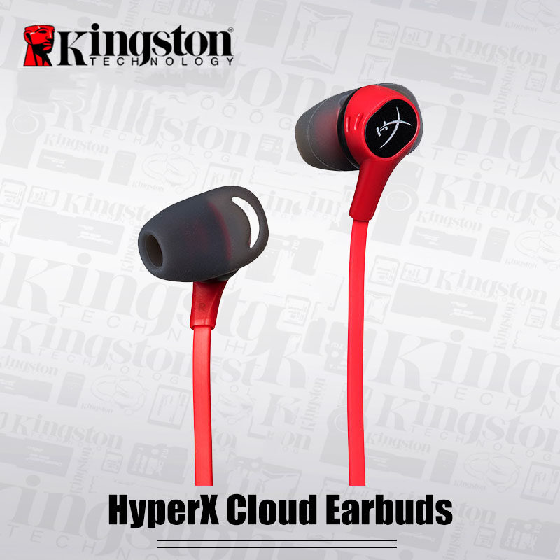 Original HyperX Cloud Earbuds Gaming Earphone With Mic In-Ear Headset Immersive In-game Audio Earphone for Nintendo Switch