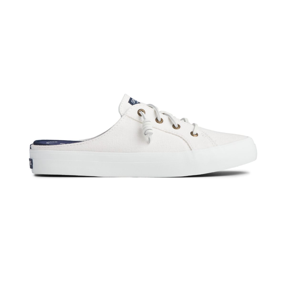 Sperry Women's Crest Vibe Mule Sneaker - White (STS84169)