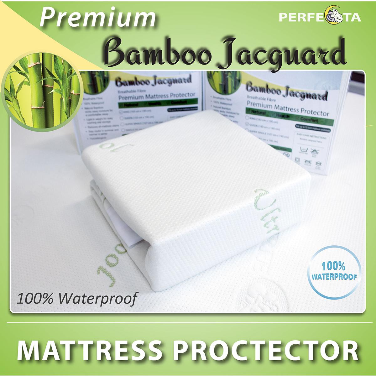 Perfecta Waterproof Mattress Protector * Fitted Protector * Ultra Cool cover * Anti Dust Mite * Anti Bacteria