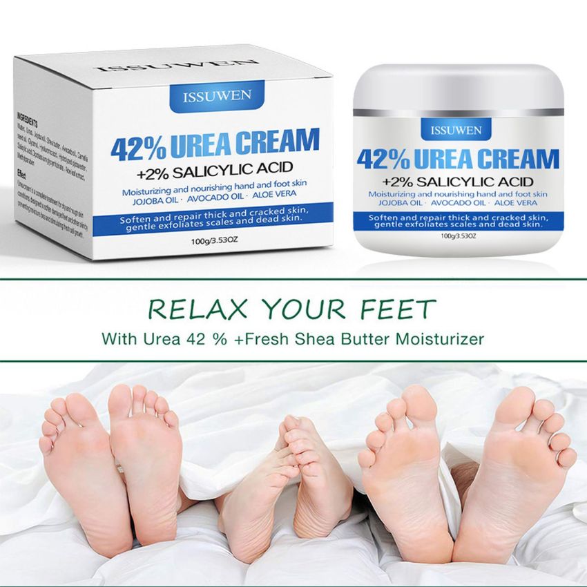 42% Urea Cream Anti-drying Moisturizing Hand and Foot CreamFeet Anti Cracked Urea Cream Heel Repair Remove Dead Skin Exfoliating Moisturizing Hydrating Smoothing