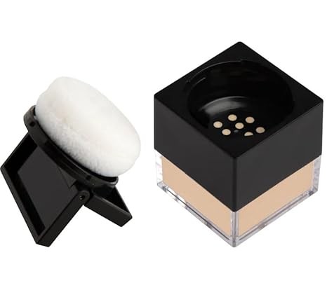Huda Beauty Mini Easy Bake Loose Baking & Setting Powder - Cherry Blossom Cake (fair to medium with true pink undertones) 0.21 oz / 6 g