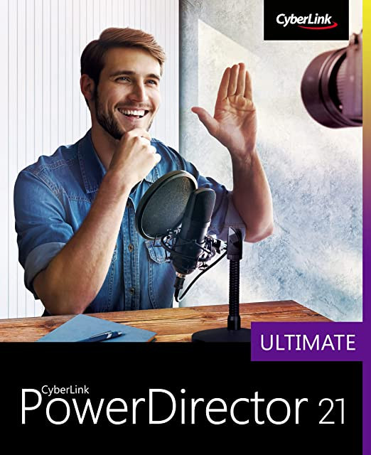 CyberLink PowerDirector 21 Ultimate | Video Editing Software [PC Online Code]